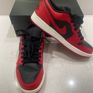 Jordan Air 1 Low Gym Red and Black